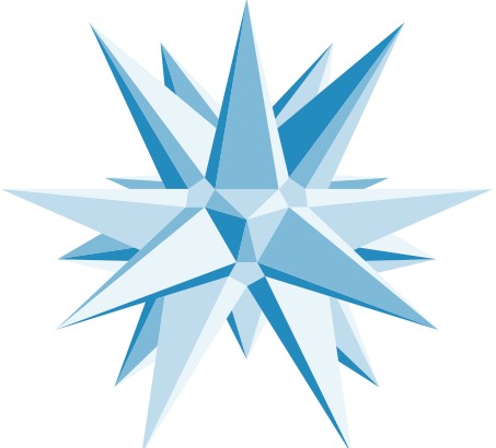 Logo Stern blau Logo Stern blau